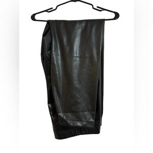 Old Navy Pleather style, Skinny Leg dress pants, Side 2X